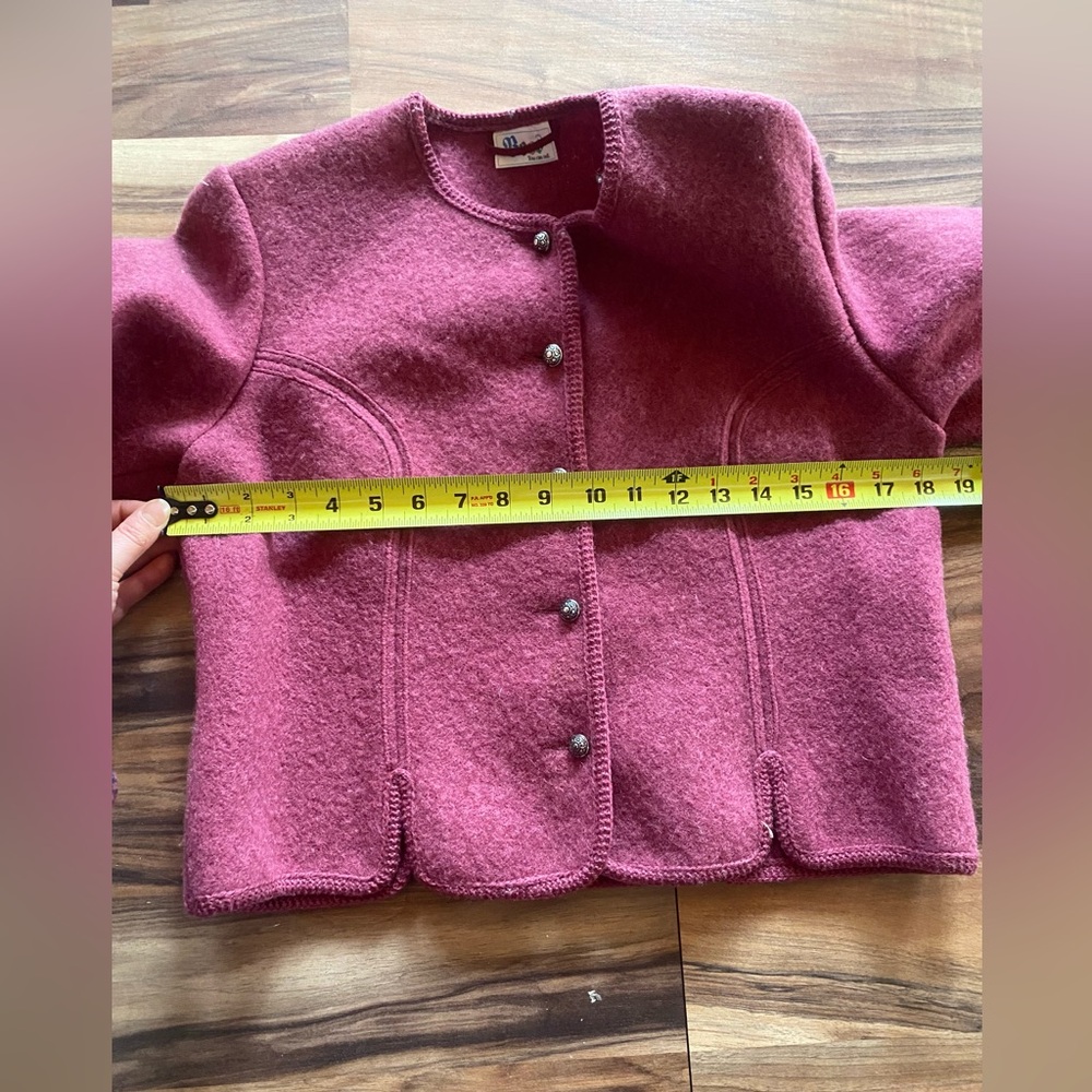 Vintage Alpine Inspired Boiled Wool Jacket - Picture 4 of 9